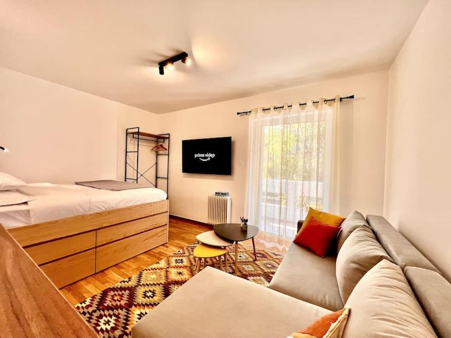 Lovely Studio 3-Min From Beach Apartment Palaio Faliro Luaran gambar